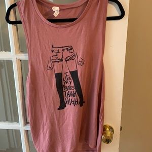 Graphic tank. Size large